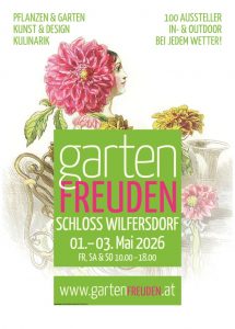 Gartenfreuden Wilfersdorf 2026 Plakat