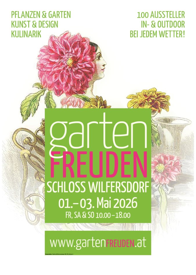 Gartenfreuden Wilfersdorf 2026 Plakat