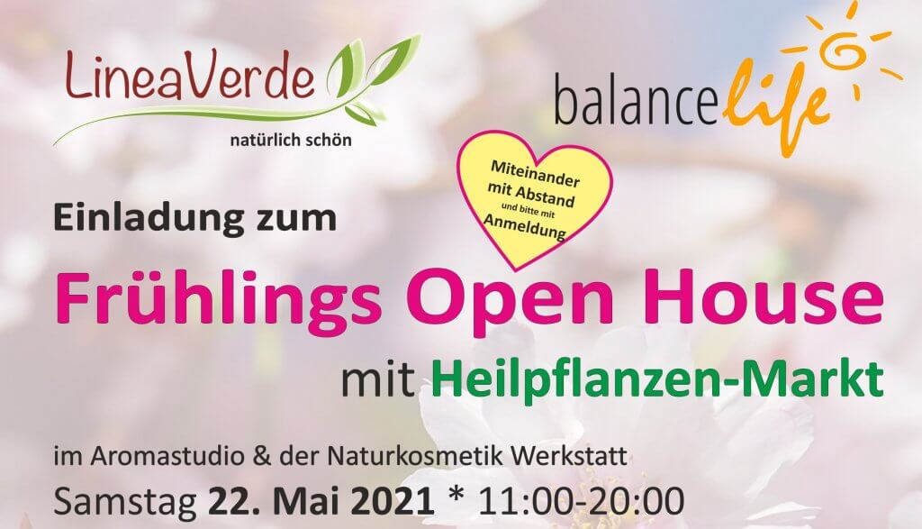 LineaVerde und BalanceLife Fruehlingsfest und Pflanzenmarkt 2021 Banner