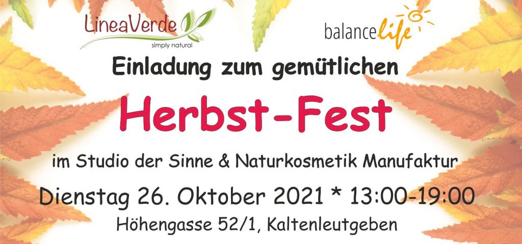 LineaVerde Naturkosmetik Herbstfest
