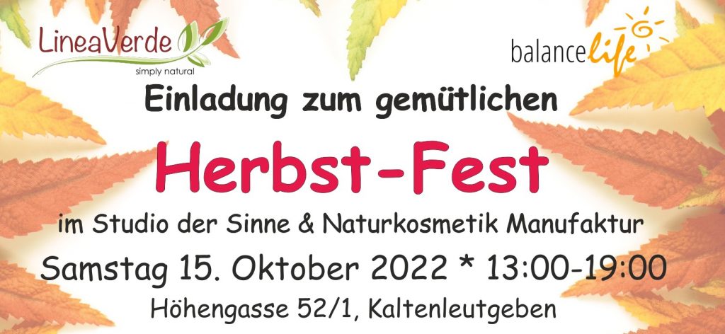 LineaVerde und BalanceLife Herbstfest 202210 Banner 1